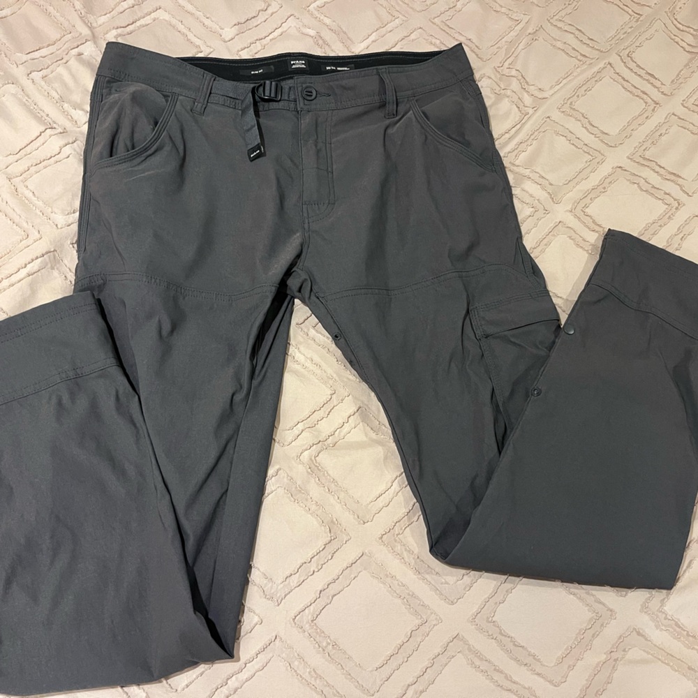 Prana Men's Charcoal Cargo Pants
